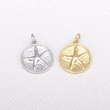 Marine Life Pendants Set for Women, Shark&Sea Turtle&Starfish&Seashell Charms