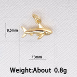 Marine Life Pendants Set for Women, Shark&Sea Turtle&Starfish&Seashell Charms