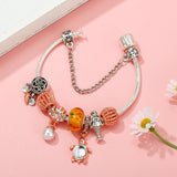 Marine Style Shell Pearls Beads Charm Bracelet