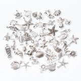 Tibetan Silver Marine Animal Charms for Jewelry Making