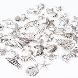 Tibetan Silver Marine Animal Charms for Jewelry Making