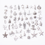 Tibetan Silver Marine Animal Charms for Jewelry Making