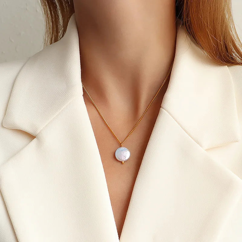 Tanabata Freshwater Baroque Pearl Necklace Earring Set