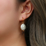 Tanabata Freshwater Baroque Pearl Necklace Earring Set