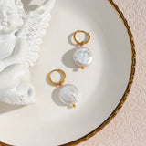 Tanabata Freshwater Baroque Pearl Necklace Earring Set