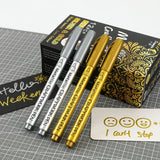 Waterproof Permanent Silver Marker Pens 12pcs/set