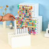 Acrylic Marker Storage Tray Pens Box Holder Organizer