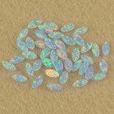 2x4mm Tiny Fire Opal Stone for Tooth Decoration