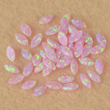 2x4mm Tiny Fire Opal Stone for Tooth Decoration
