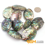 Abalone Shell Natural Shell Beads for Jewelry Making 2 Pcs