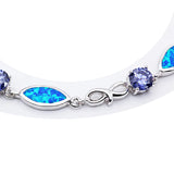 Opal & Purple CZ Bracelets for Women SL240