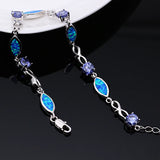 Opal & Purple CZ Bracelets for Women SL240