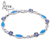 Opal & Purple CZ Bracelets for Women SL240