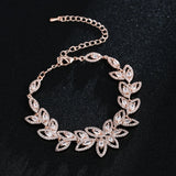 Marquise Wedding Bracelets for Bridesmaids, Bridal Bracelet with Cubic Zirconia