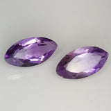 10pc Marquise Cut Amethyst 10x5mm Gemstones