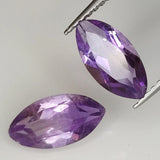 10pc Marquise Cut Amethyst 10x5mm Gemstones