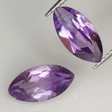 10pc Marquise Cut Amethyst 10x5mm Gemstones