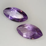 10pc Marquise Cut Amethyst 10x5mm Gemstones