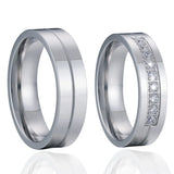 LOVE Wedding Band Couple Rings Set Titanium Stainless Steel Jewelry