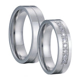 LOVE Wedding Band Couple Rings Set Titanium Stainless Steel Jewelry