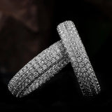Crystal Copper Punk Rings Engagement Fine Jewelry