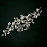 Rhinestone Wedding Hair Comb Tiara Headdress Hairpin