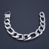 Stainless Steel Bracelet Chain 8" Silver Jewelry