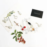 Cherry Flip Flop Lucky Heart Cross Charm Pendant Necklace