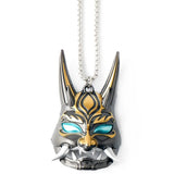 Mask Women's Necklaces Genshin Impact Necklace Cosplay Clavicle Chain Pendant
