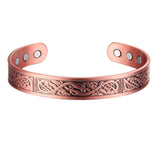 Masonic Copper Bracelet with 3000 Gauss Magnets for Pain Relief