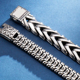 316L Stainless Steel Bracelet Men's 16MM Chain Link Bracelet for Men