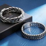 316L Stainless Steel Bracelet Men's 16MM Chain Link Bracelet for Men