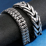 316L Stainless Steel Bracelet Men's 16MM Chain Link Bracelet for Men