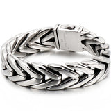 316L Stainless Steel Bracelet Men's 16MM Chain Link Bracelet for Men
