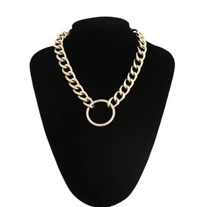 Thick Chain Necklace Gothic Grunge Choker
