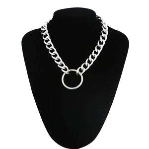 Thick Chain Necklace Gothic Grunge Choker