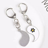 Matching Pendant Key Chains Personalized Keyring for Girlfriends