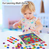 Math Learning Board Toy Number Puzzle DIY Moulds 1-100 Consecutive Numbers
