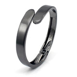 Stainless Steel Matte Cuff Bracelets Bangle Jewelry Valentine Gift