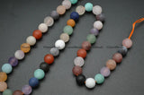Mixed Quartz Stone Round Beads 6mm 8mm 10mm