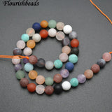 Mixed Quartz Stone Round Beads 6mm 8mm 10mm
