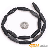 Matte Agate Rice Beads Loose Bead 15 inch