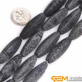 Matte Agate Rice Beads Loose Bead 15 inch