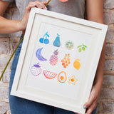 Fruit Theme Metal Stencils - Cherrie Pear Orange Olive Stencil Template