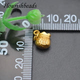 Chinese Style Lucky Money Bag Charms for Jewelry Making 30pcs