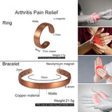 Magnetic Copper Jewelry Set for Health Energy Arthritis