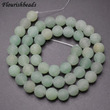Natural Green Aventurine Dull Polished Stone Round Beads 4mm-12mm