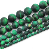 Green Tiger's Eye Stone Spacers Round Beads 4/6/8/10/12MM