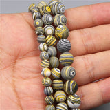 Natural Yellow Malachite Stone Beads Round 4-12mm