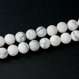 Matte Howlite Beads Green Ghost Tassel Pendent Necklace